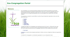 Desktop Screenshot of ecocongregation.org